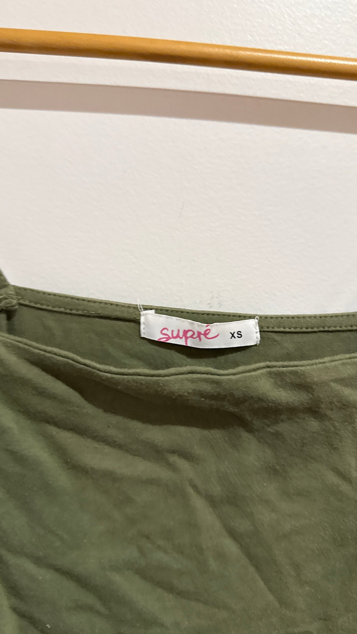 Supré Size XS Strappy Ribbed Bodysuit