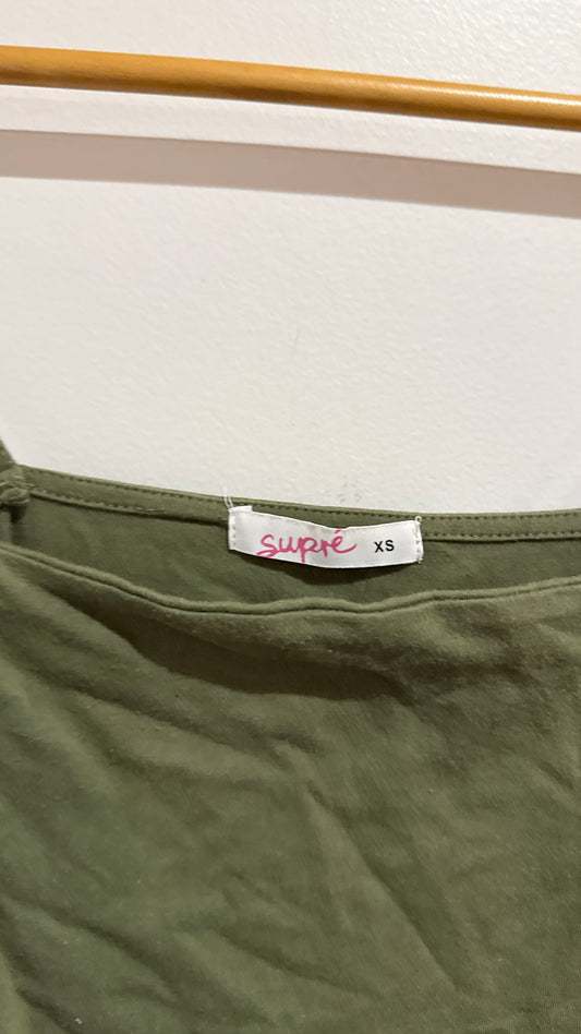 Supré Size XS Strappy Ribbed Bodysuit
