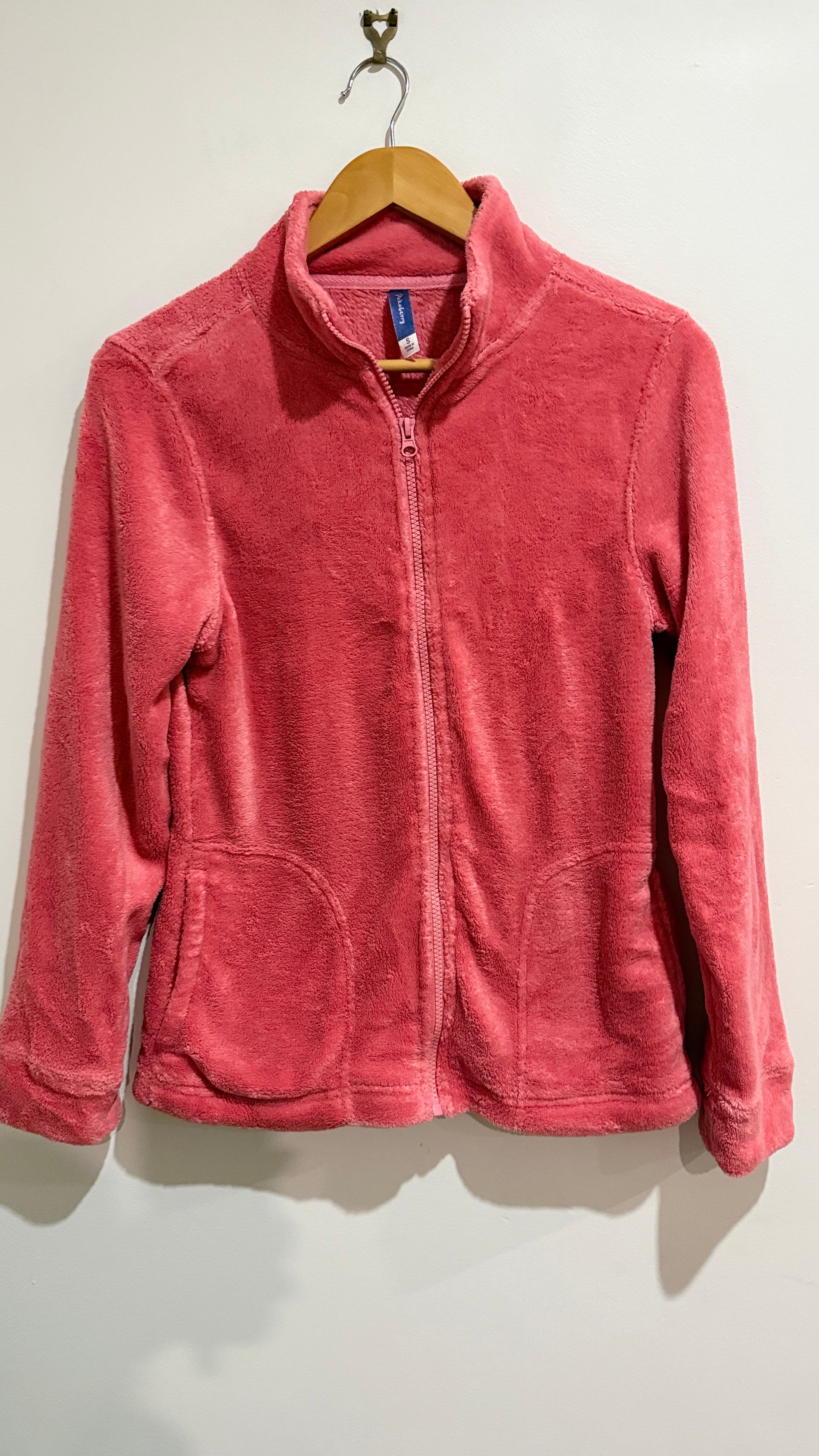 Pickaberry Size S Plush Fleece Zip Jacket