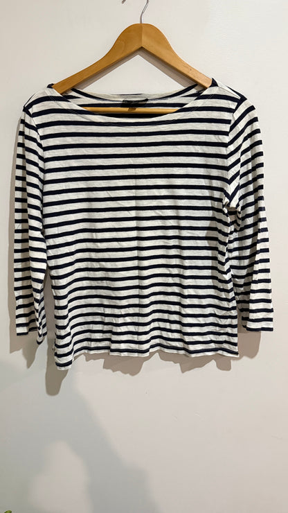 J.Crew Size M Striped Breton Top