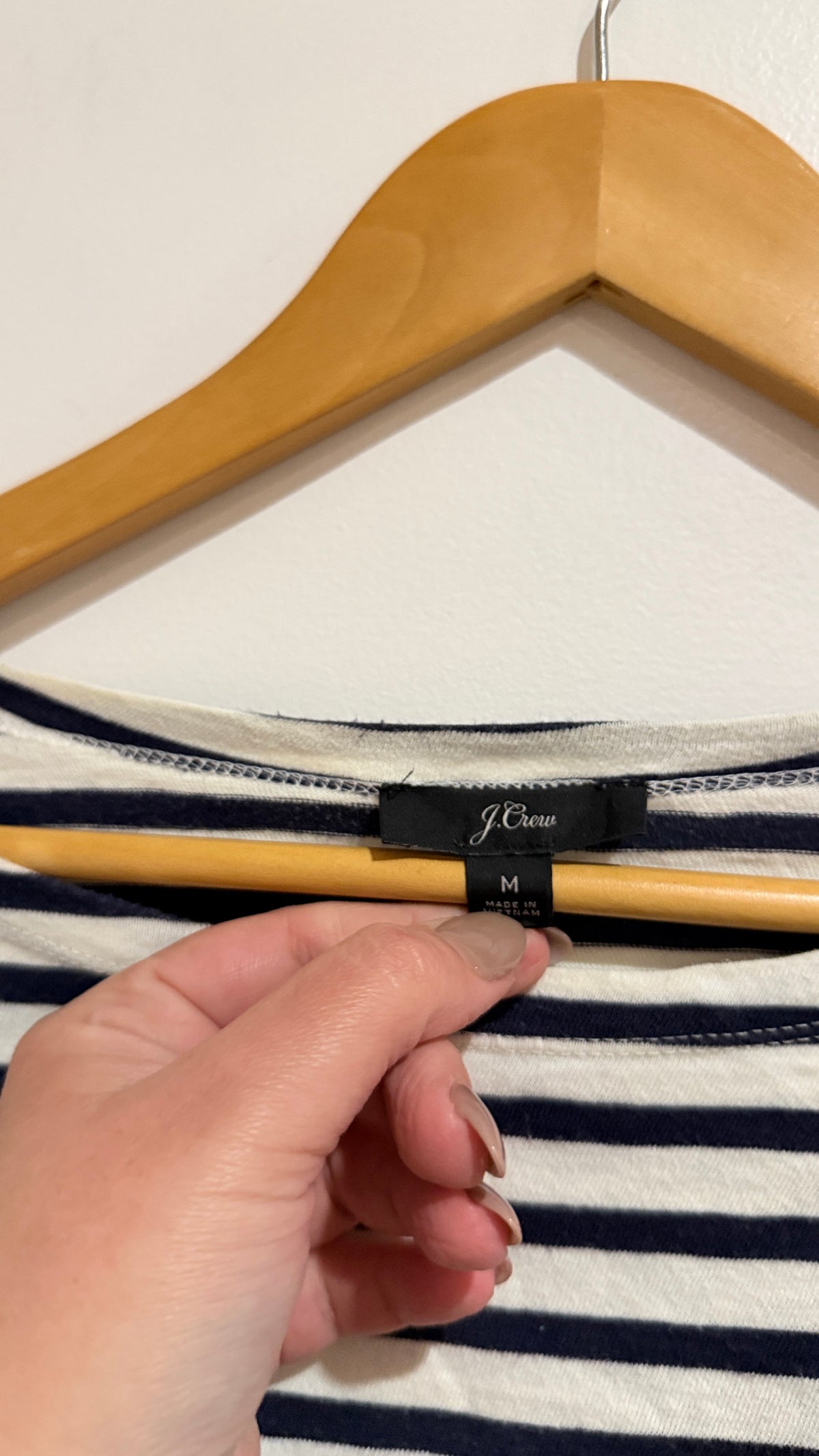 J.Crew Size M Striped Breton Top