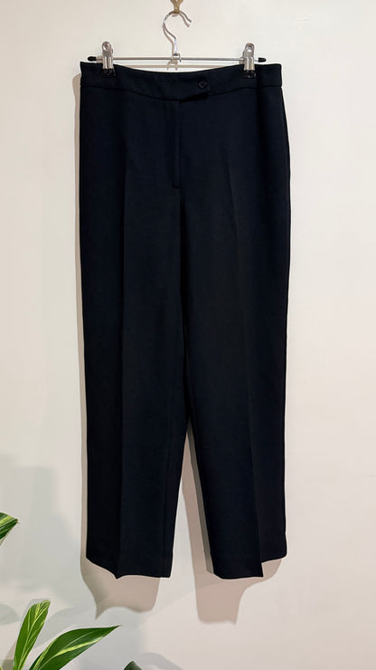 Equipment Size 8 Black Tailored Trousers