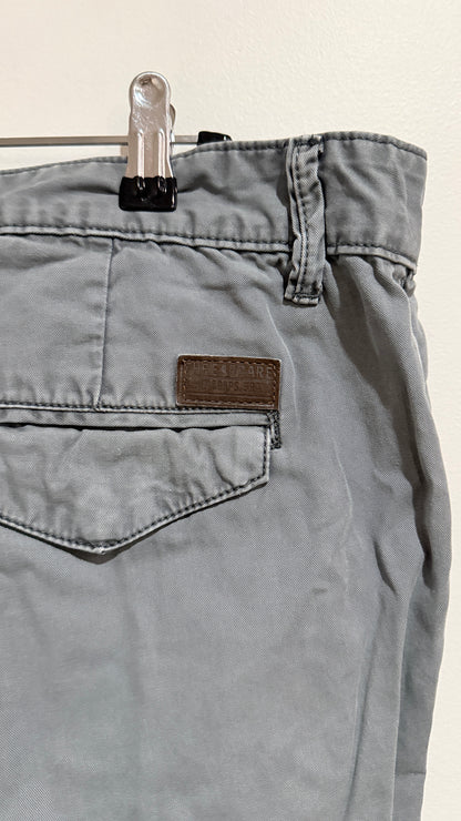 Threadbare Grey Button Fly Chinos - Size 32