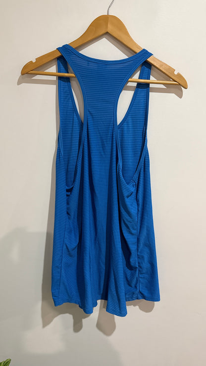 Active&Co Blue Striped Racerback Tank - Size 12