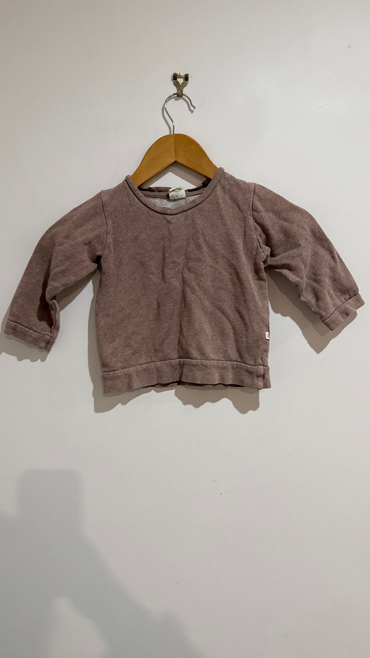 Nature Baby Organic Cotton Long Sleeve Top - Size 2