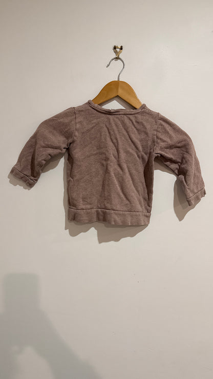 Nature Baby Organic Cotton Long Sleeve Top - Size 2