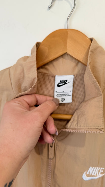 Nike Tan Windbreaker Jacket - Size M