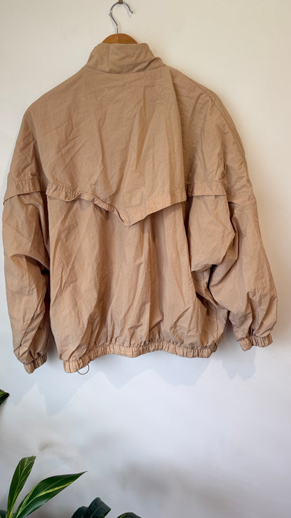 Nike Tan Windbreaker Jacket - Size M