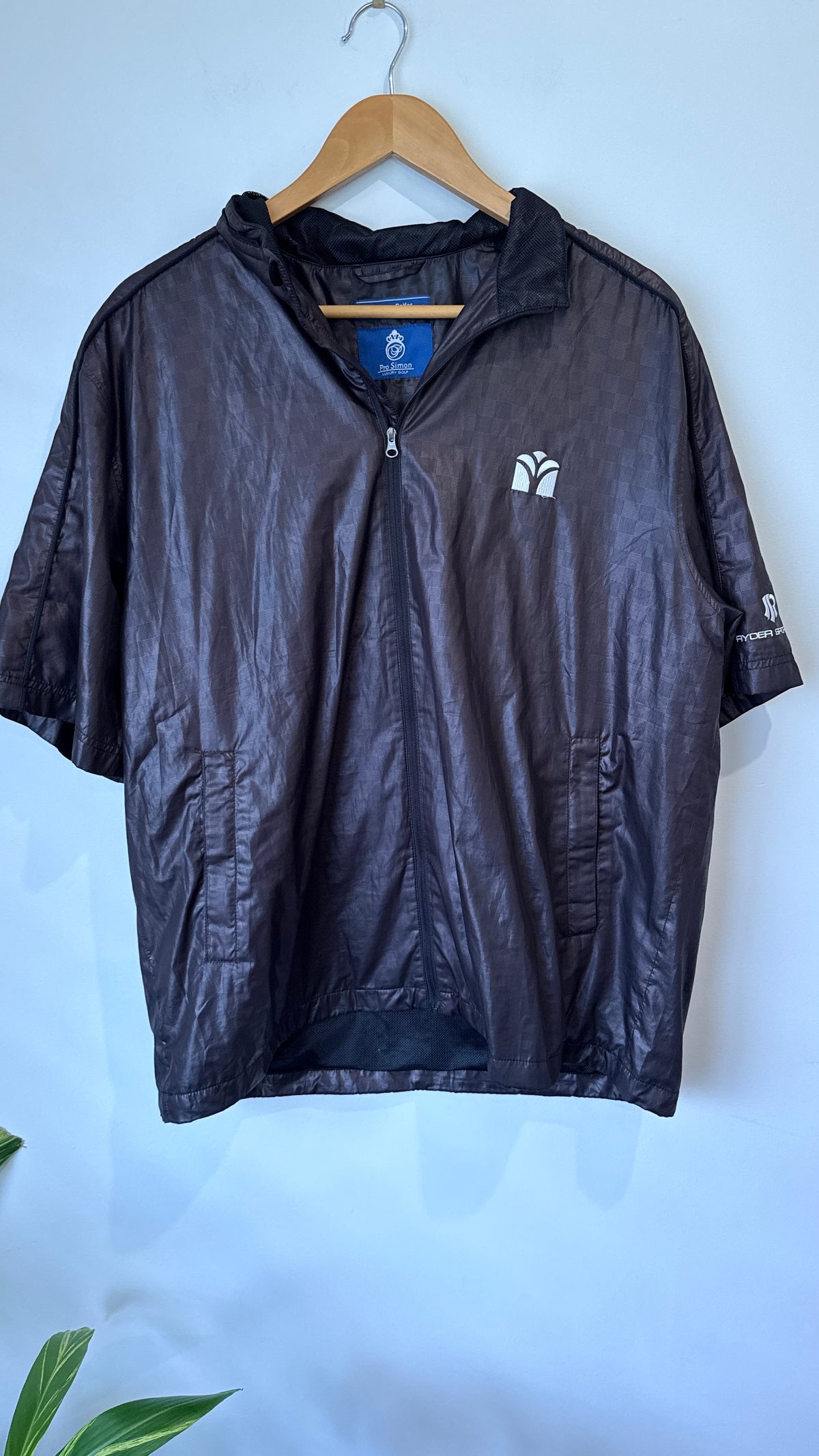 Pro Simon Brown Quarter Zip Golf Top - Size XL