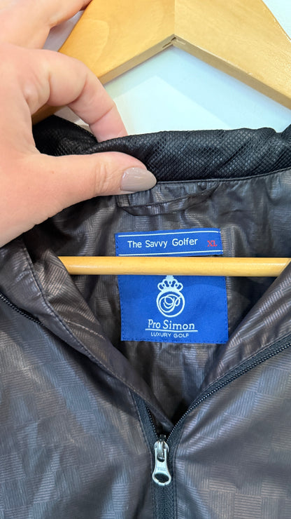 Pro Simon Brown Quarter Zip Golf Top - Size XL