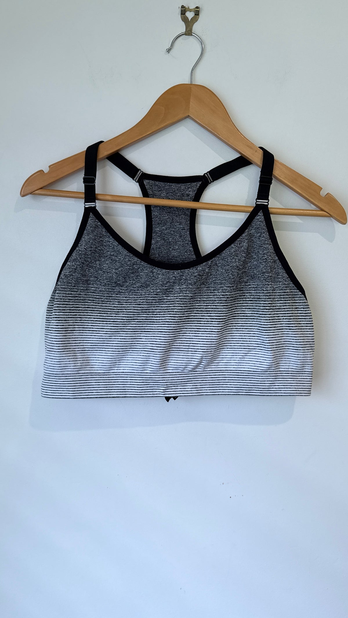 Active Intent Grey Marle Sports Bra - Size 2XL