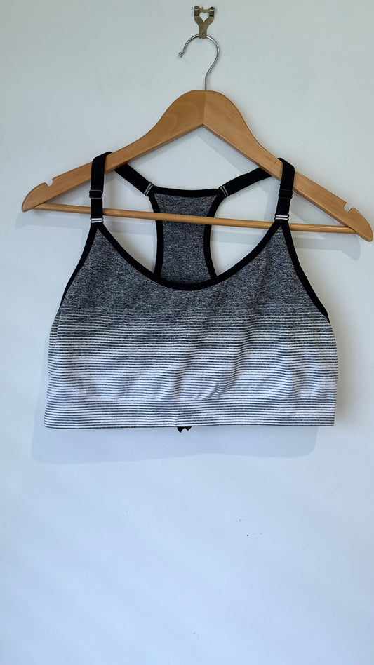 Active Intent Grey Marle Sports Bra - Size 2XL
