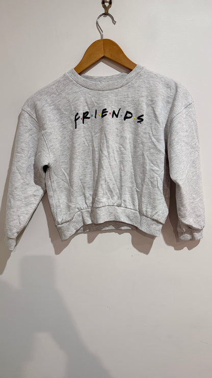 Friends Grey Marle Sweatshirt - Size 9 kids