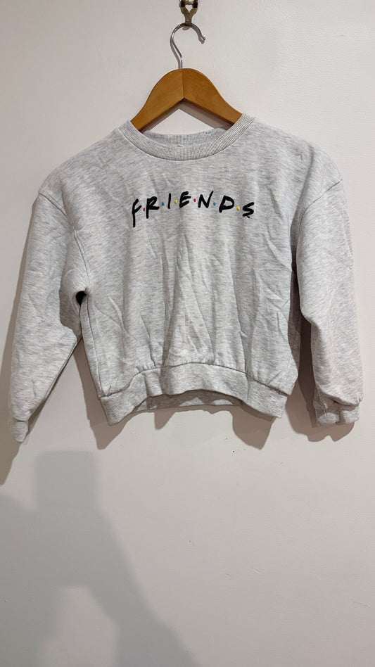 Friends Grey Marle Sweatshirt - Size 9 kids
