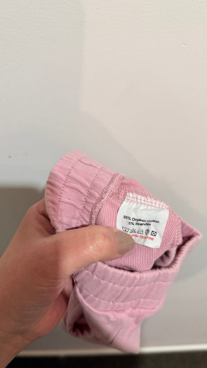 Jamie Kay Pink Ribbed Shorts - Size 1 Year