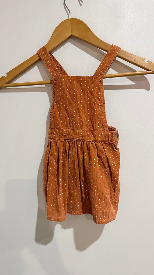Seed Heritage Baby Rust Pinafore Romper - Size 1 (12-18 Months)
