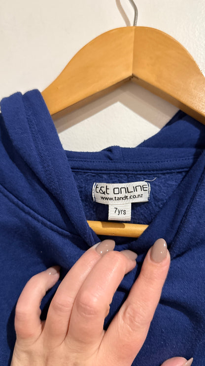 T&T Online Blue Hoodie - Size 7 Years