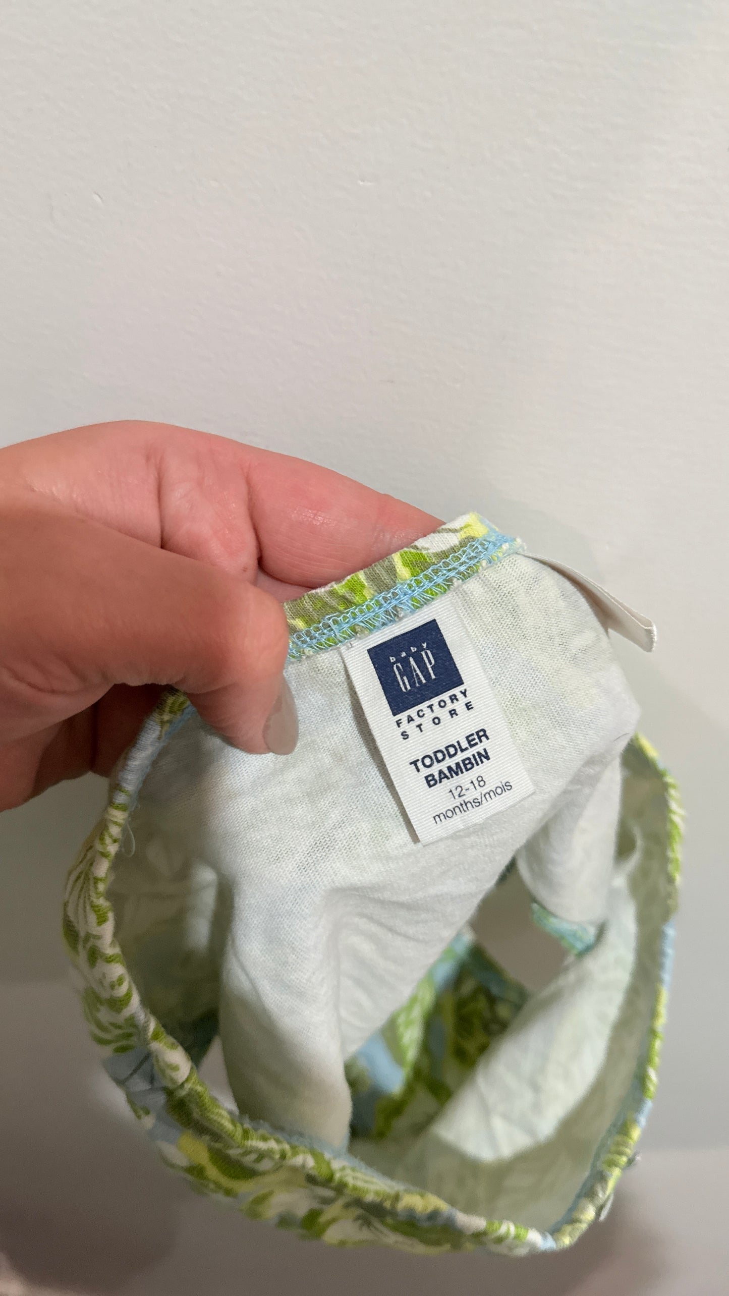 Baby Gap Green Print Bottoms - Size 12-18 Months