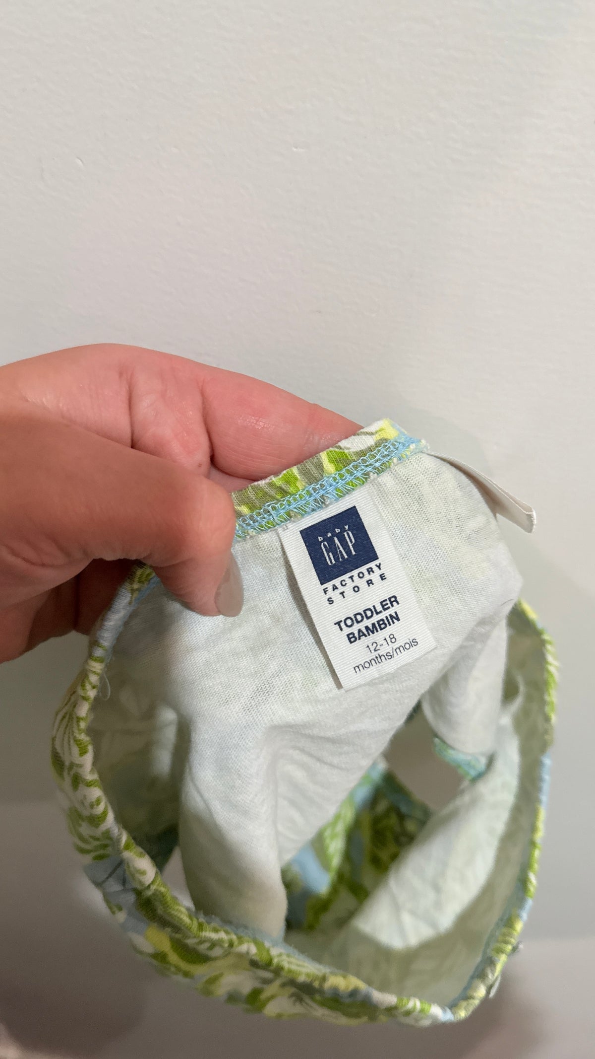 Baby Gap Green Print Bottoms - Size 12-18 Months