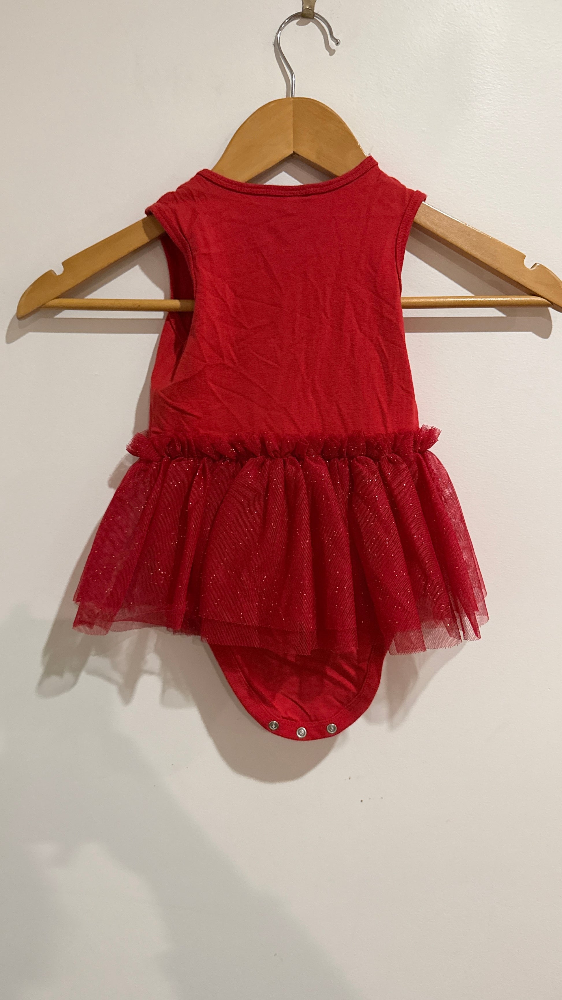 Anko Baby Red Reindeer Tutu Dress - Size 1 (12-18 Months)
