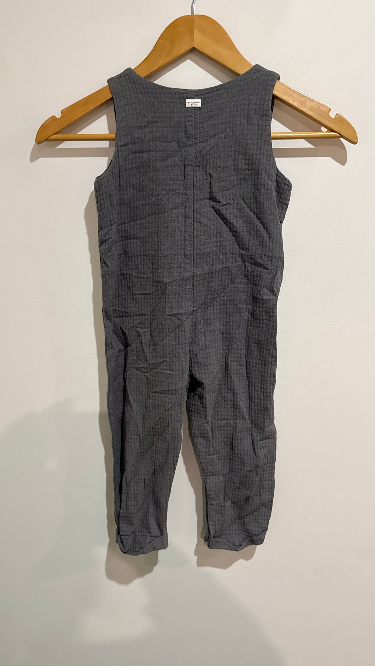 Anko Baby Charcoal Muslin Romper - Size 2