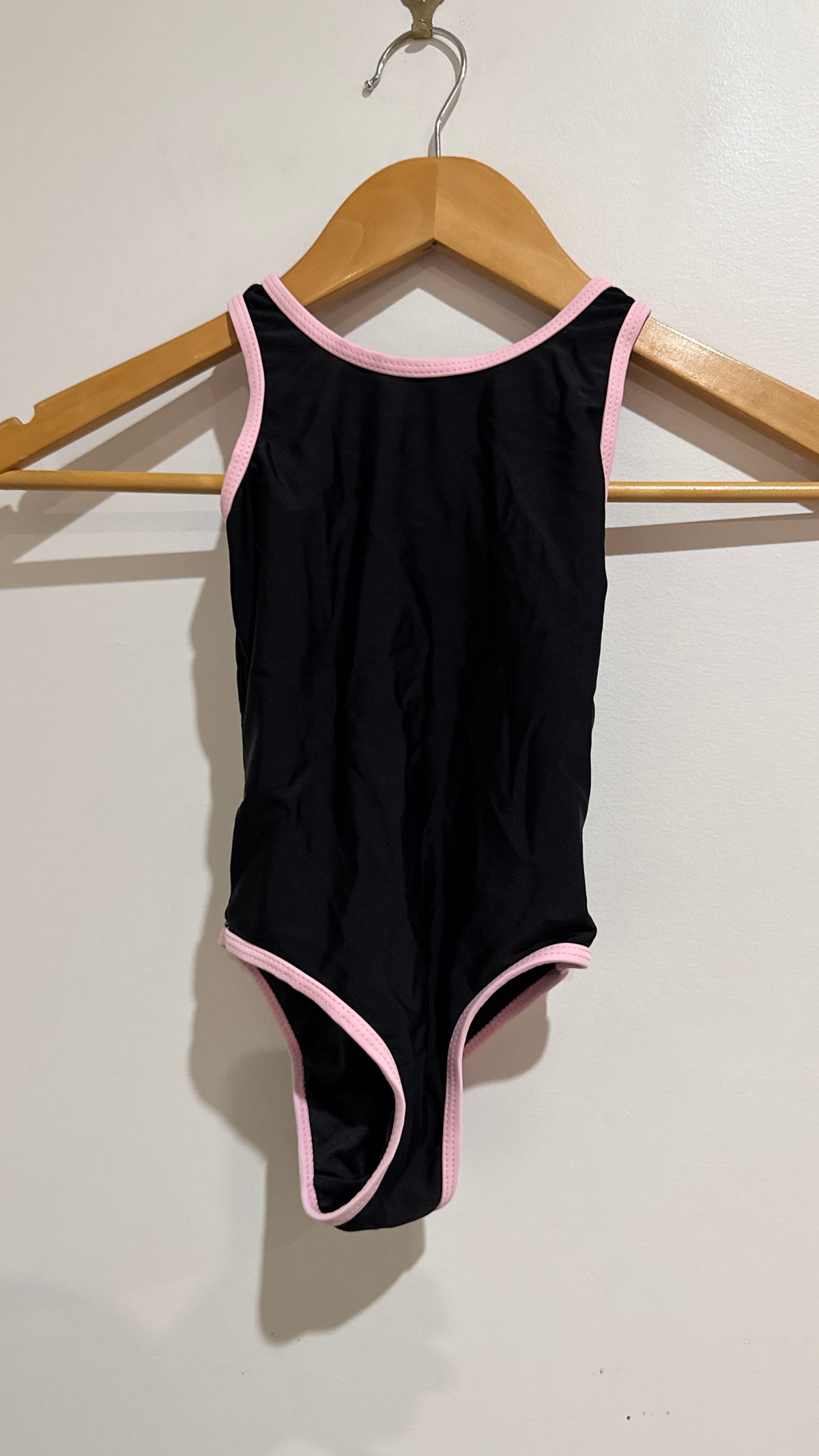 Young Original Black & Pink Swimsuit - Size 4