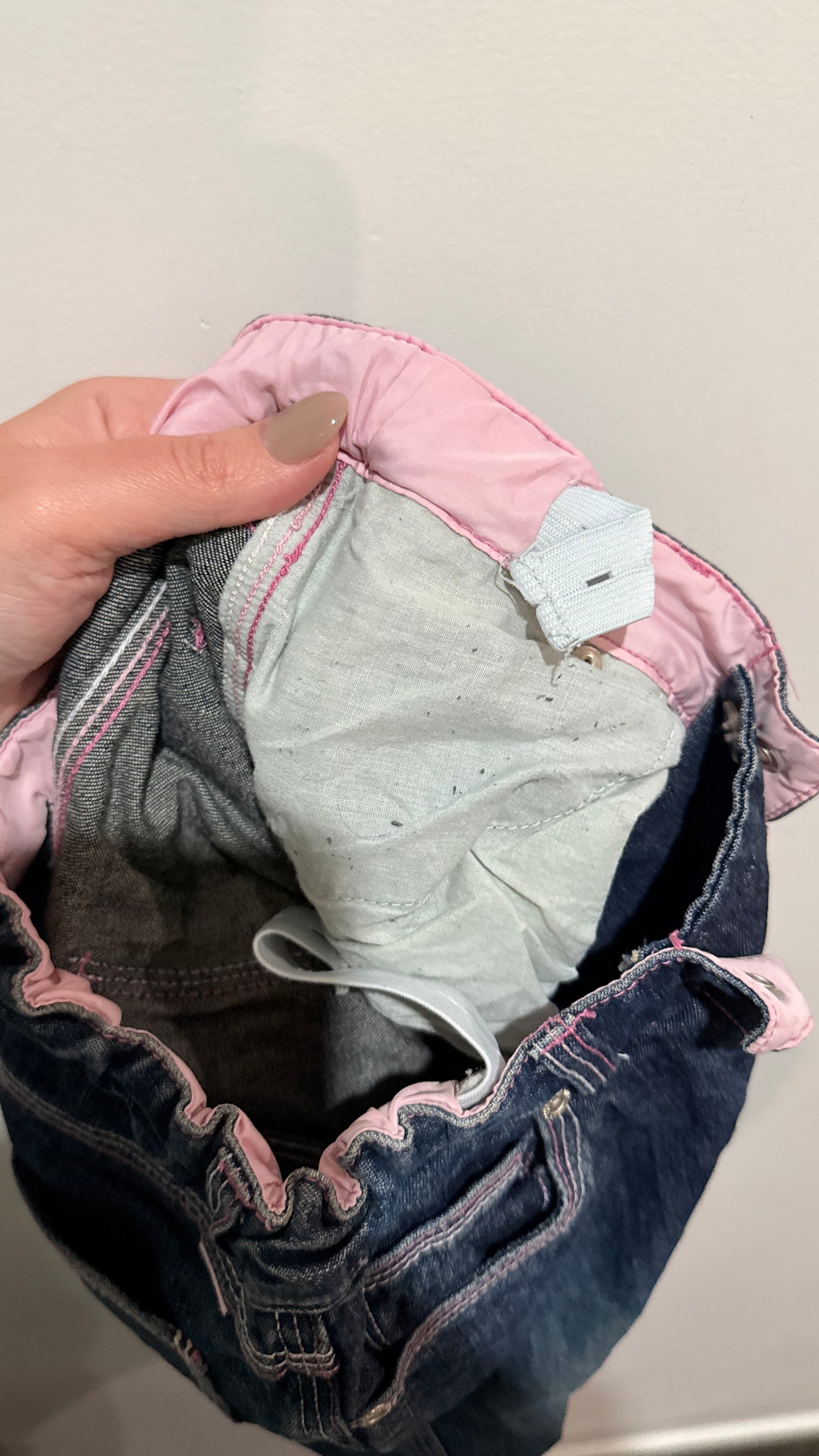 Pumpkin Patch Denim Jeans with Pink Trim - Size 10