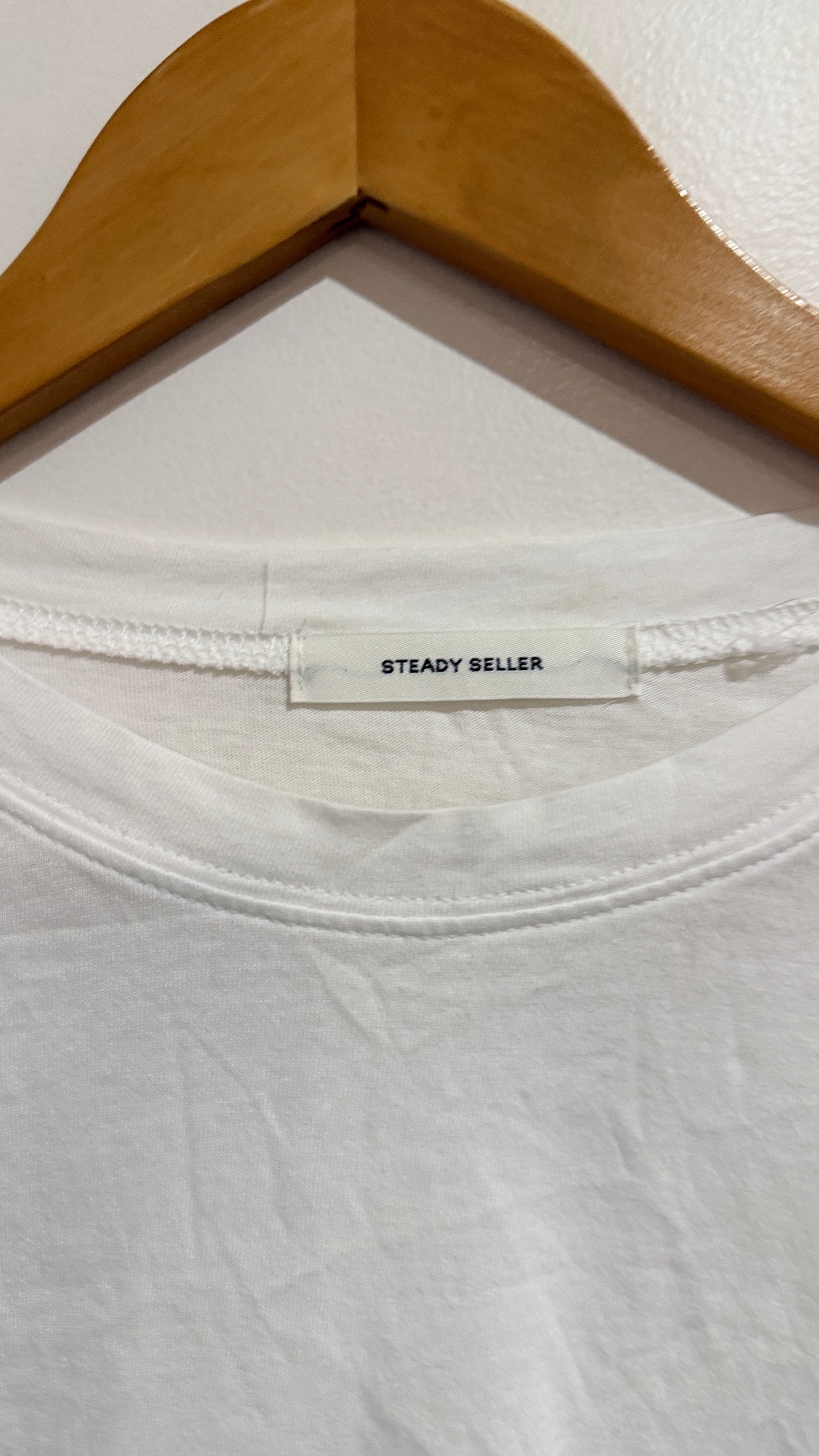 Steady Seller One Size White Oversized Long Sleeve Top