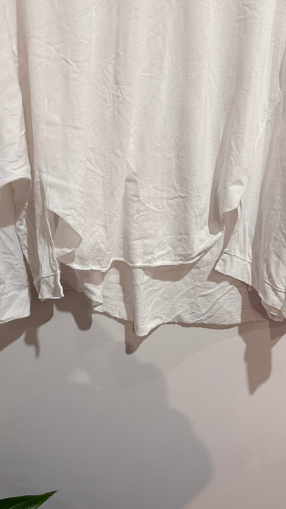 Steady Seller One Size White Oversized Long Sleeve Top