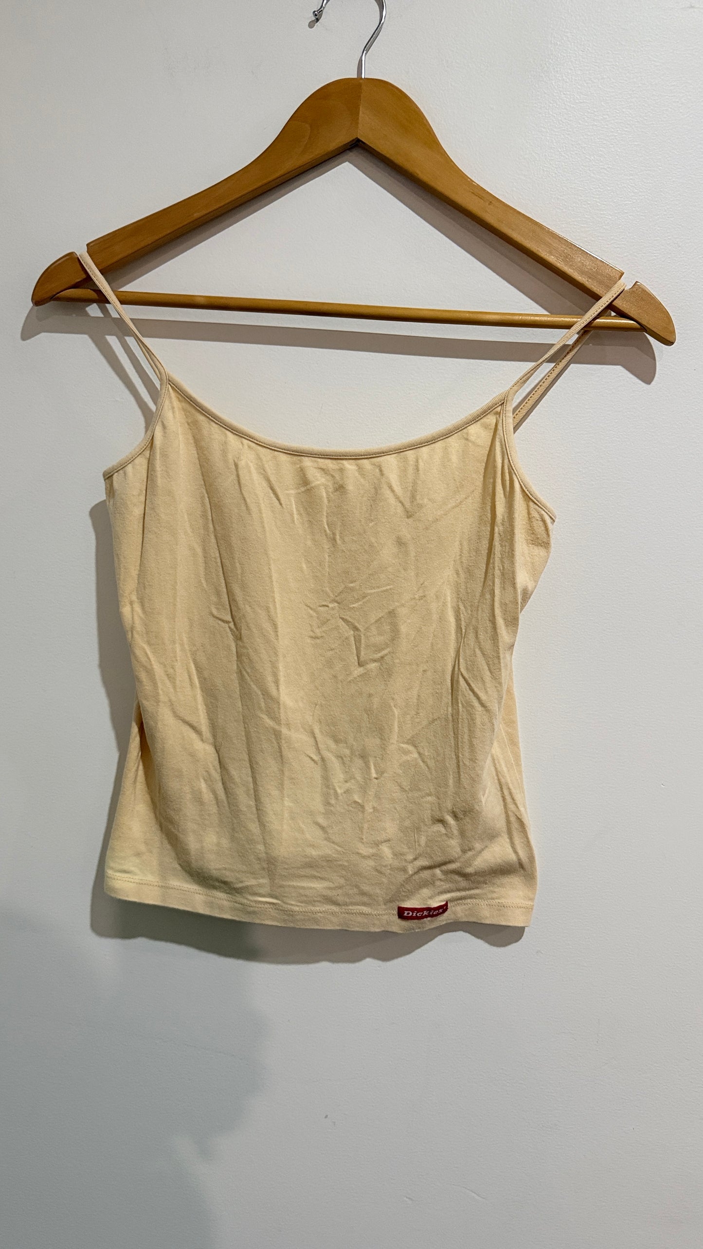 Dickies Cream Cami Top - Size M(S Fit)