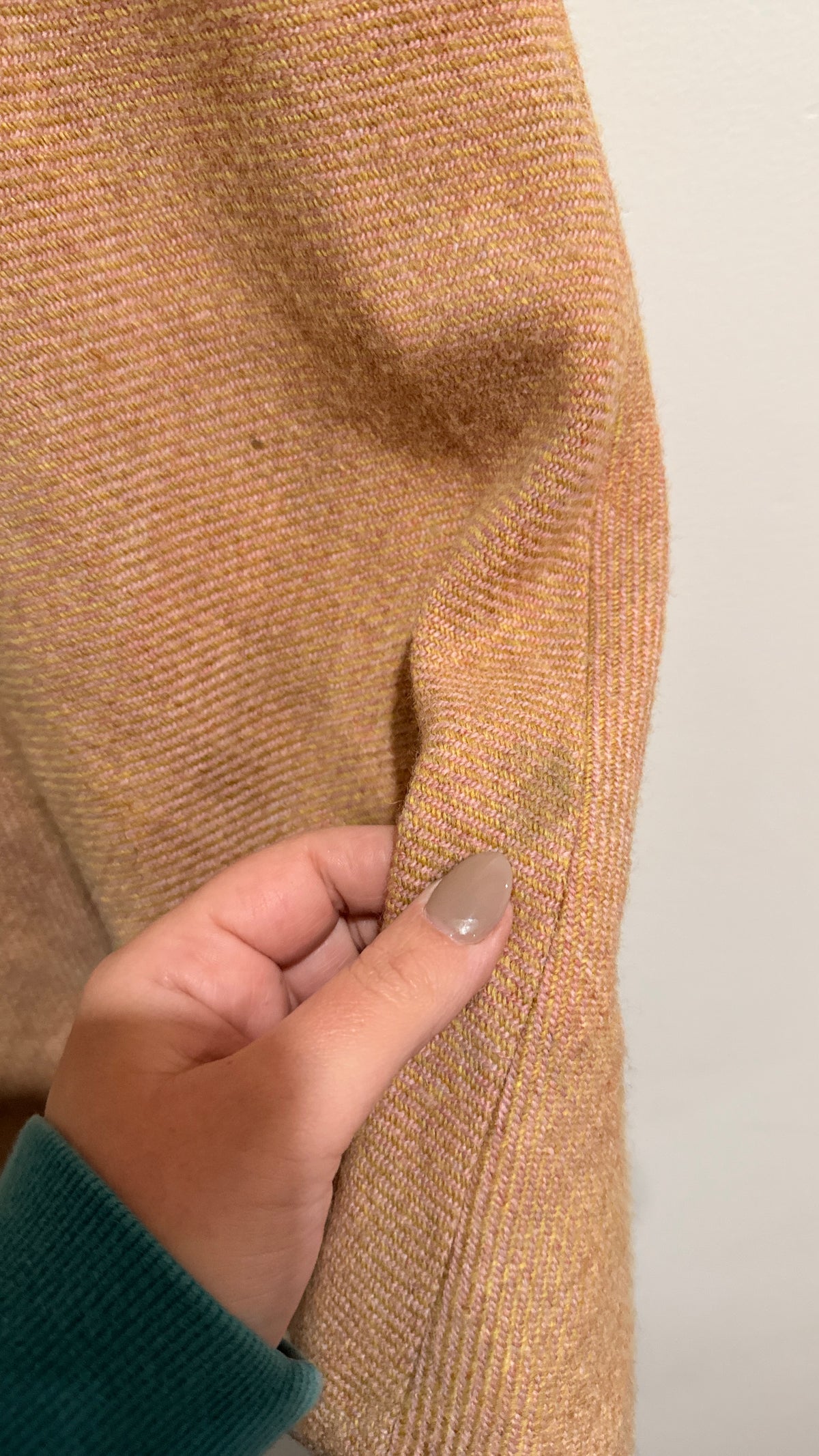Kookaï Size 38 Wool Blend Flared Midi Skirt - 71cm waist