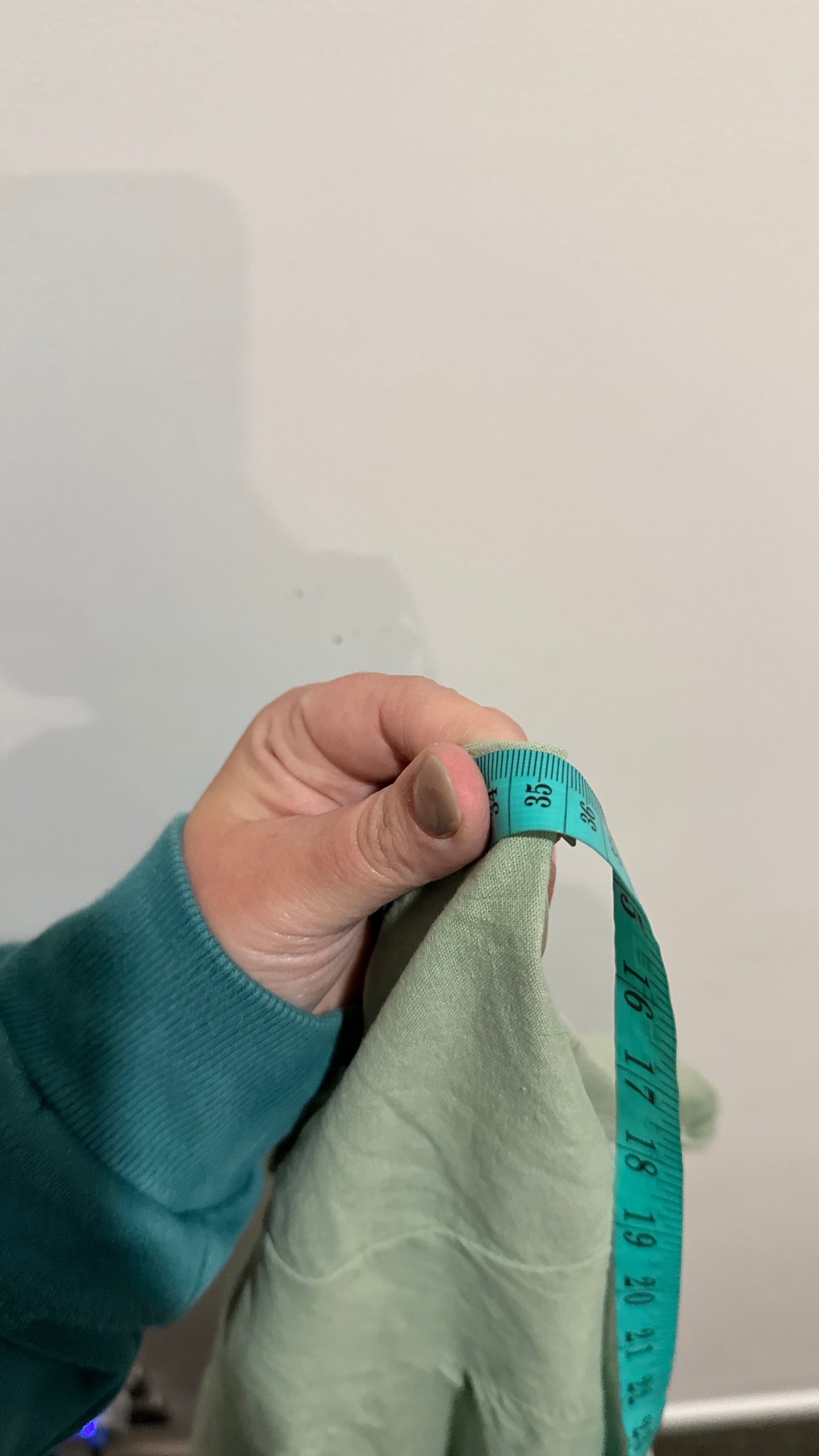 Sage Green Strapless Jumpsuit - 35cm u/arm