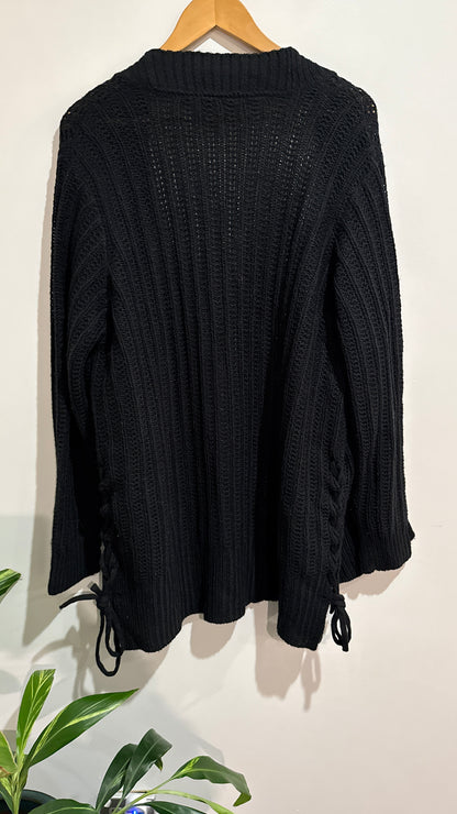 Millers Size 2XL Chunky Knit Open Cardigan