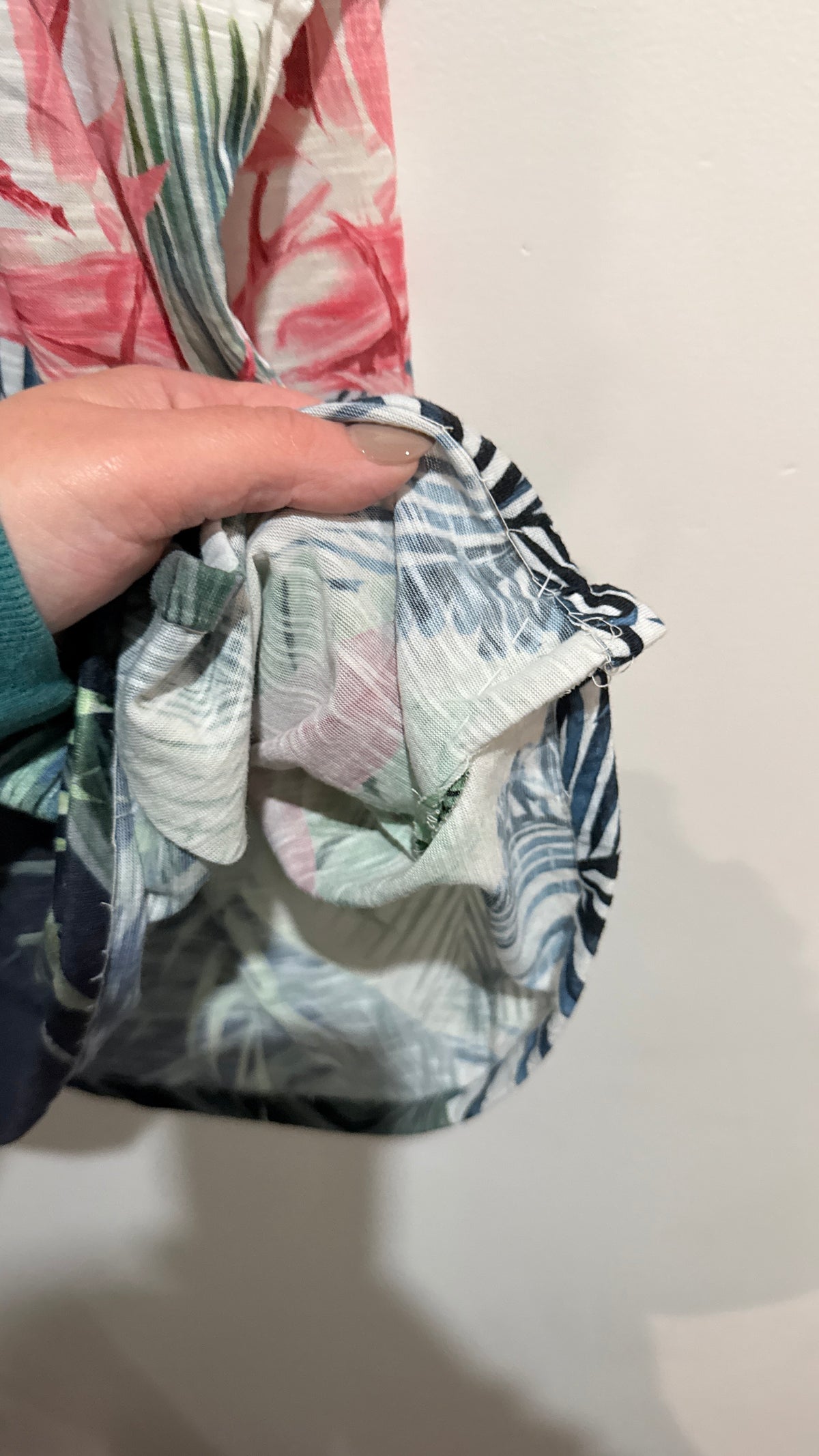 Millers Size 22 Tropical Palm Print Top