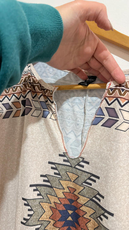 Emery Rose Size 4XL Aztec Print Dress