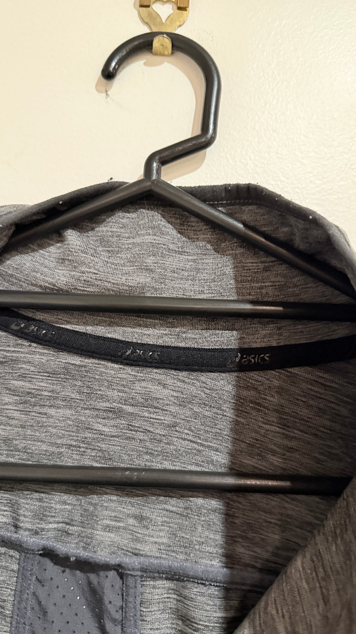 ASICS Grey Zip Up Athletic Jacket - 49cm underarm