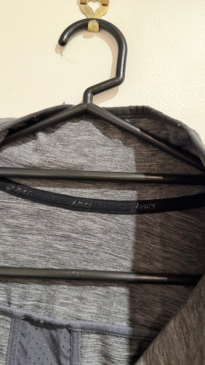 ASICS Grey Zip Up Athletic Jacket - 49cm underarm