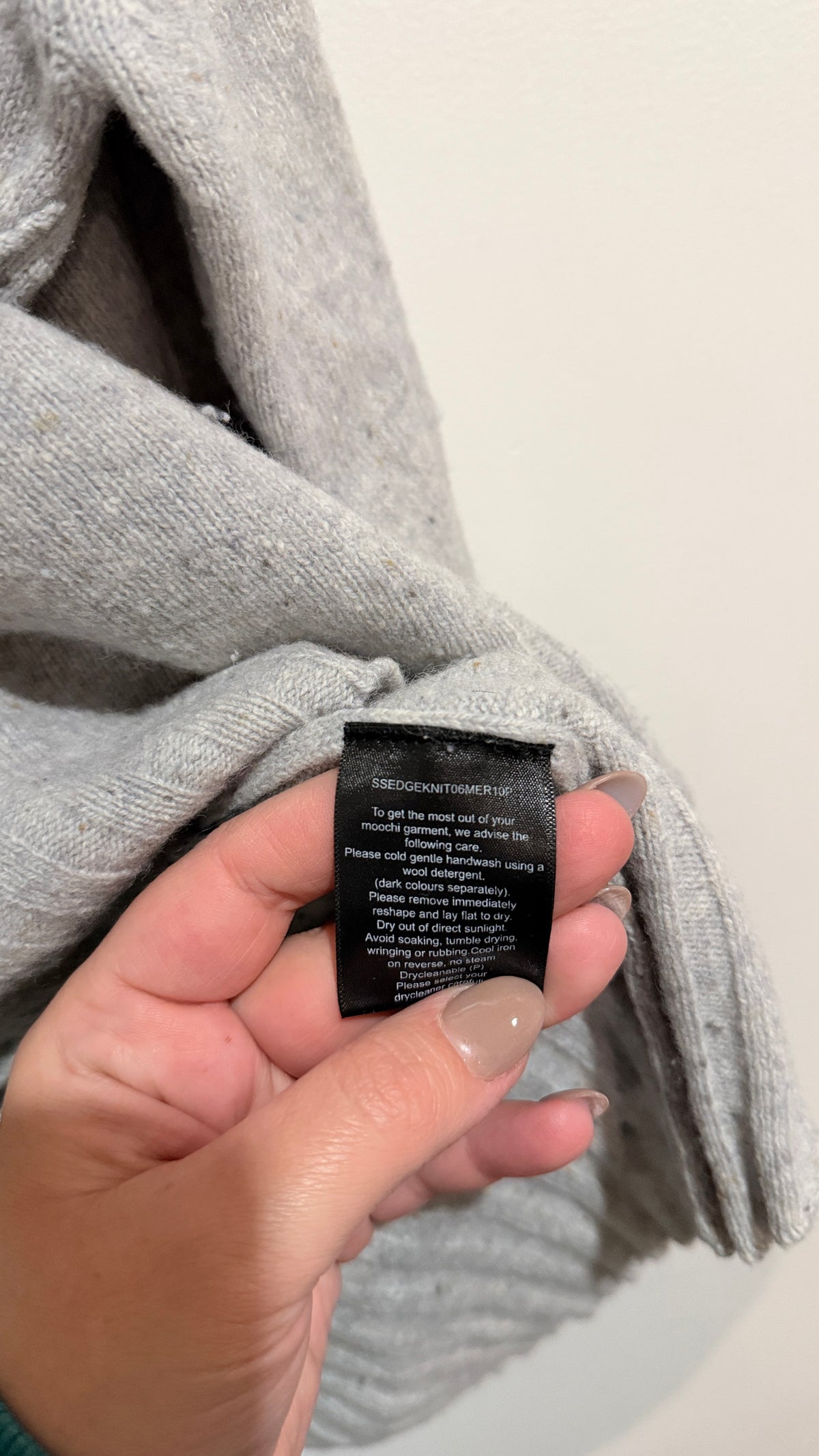 Moochi Size L Merino Wool Sweater