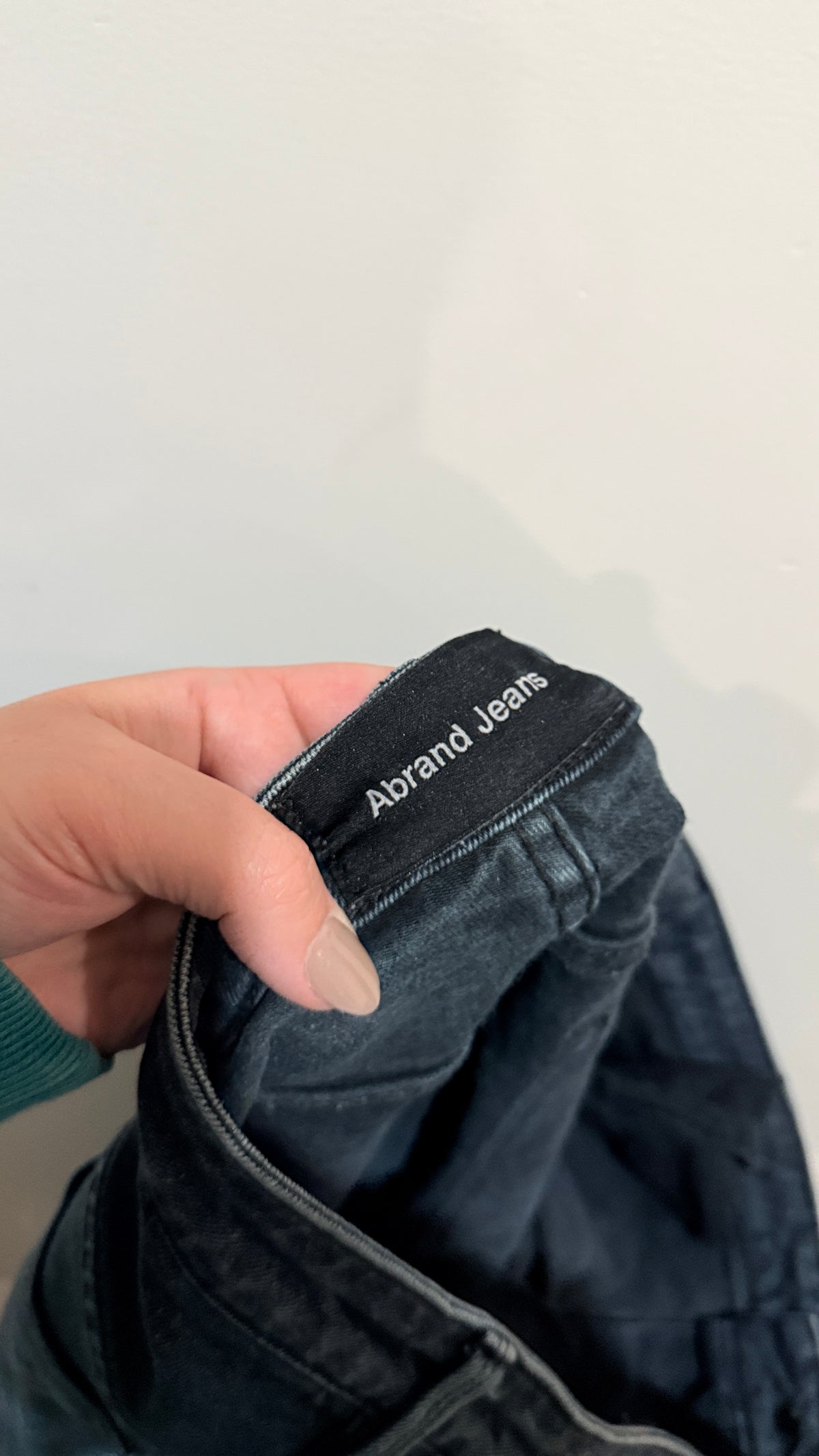 Abrand Size 36 Dropped Slim Denim Shorts
