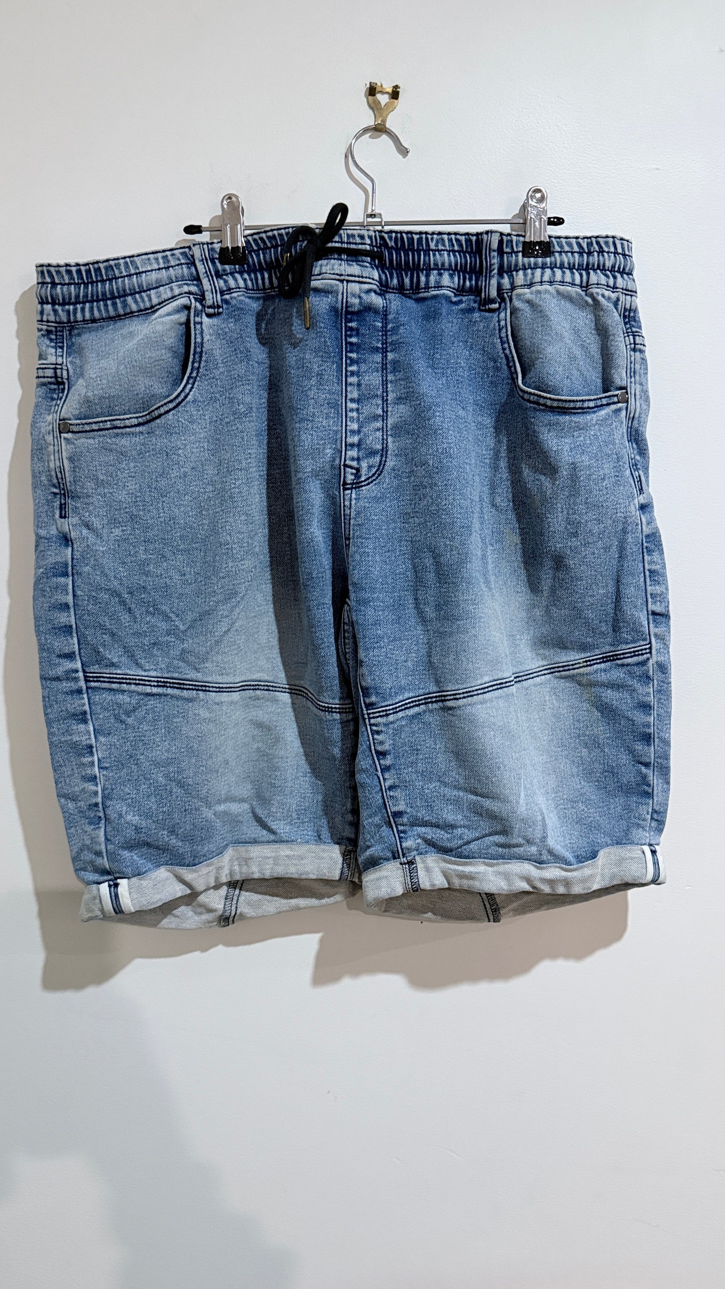 H&H Size 2XL Denim Jogger Shorts