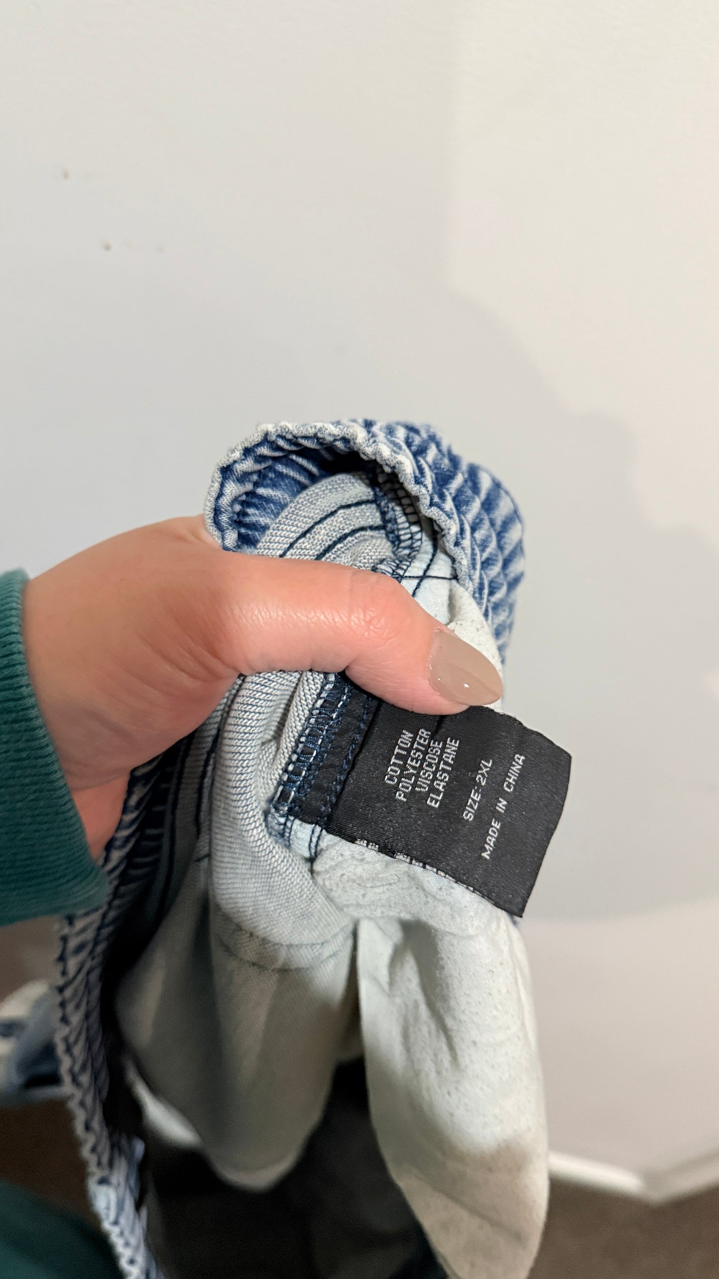 H&H Size 2XL Denim Jogger Shorts