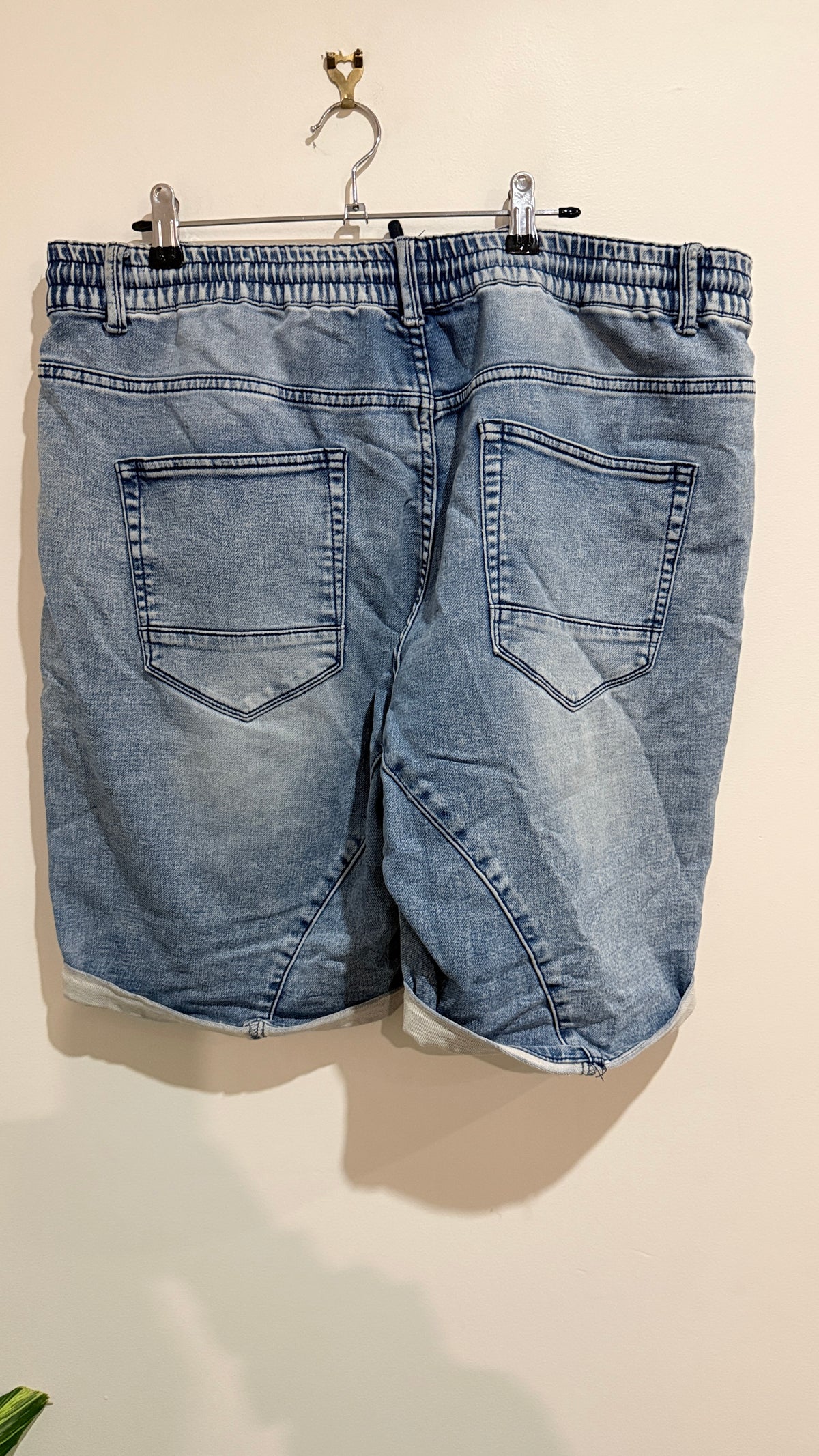H&H Size 2XL Denim Jogger Shorts