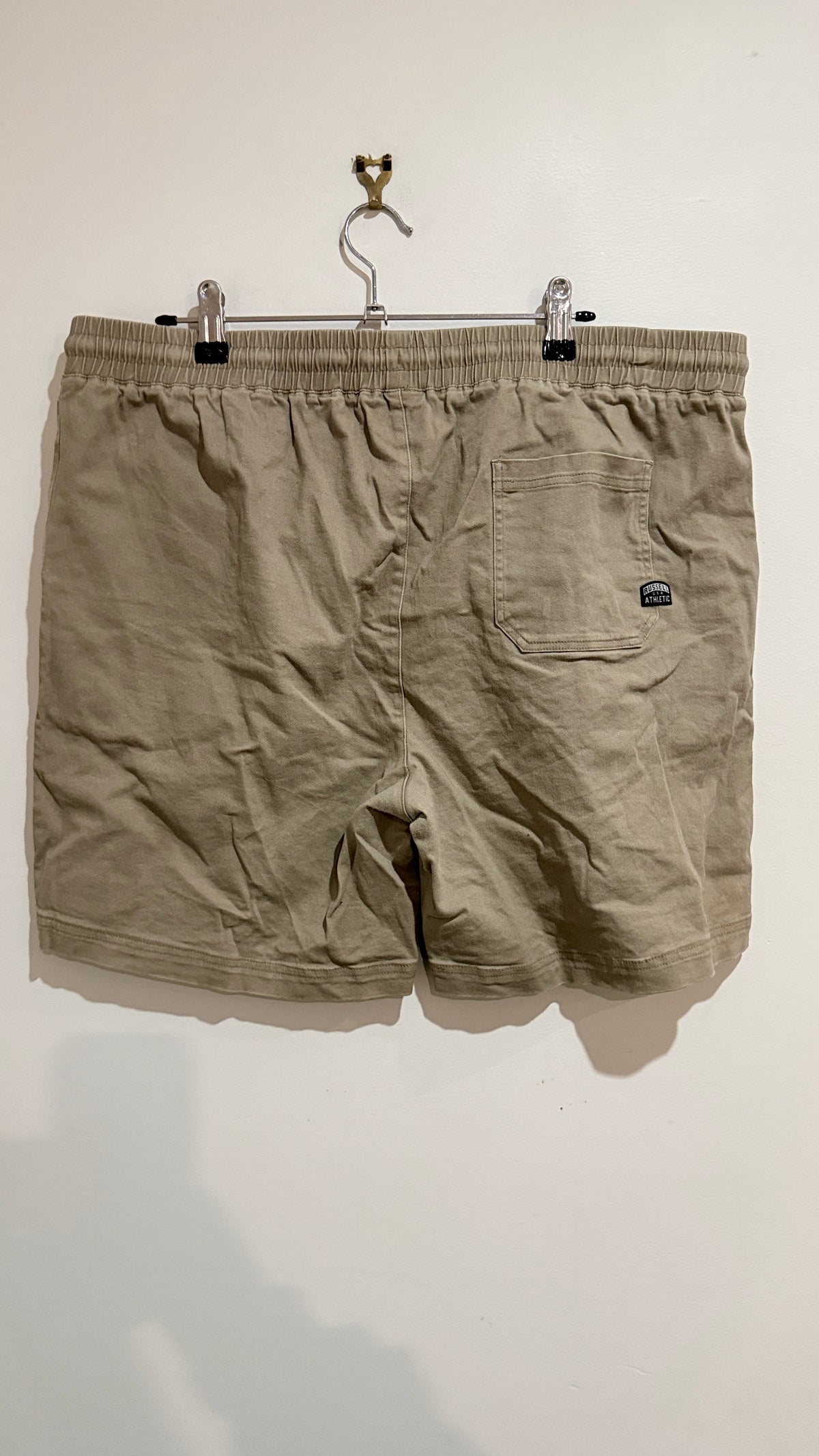 Russell Athletic Size 2XL Khaki Drawstring Shorts