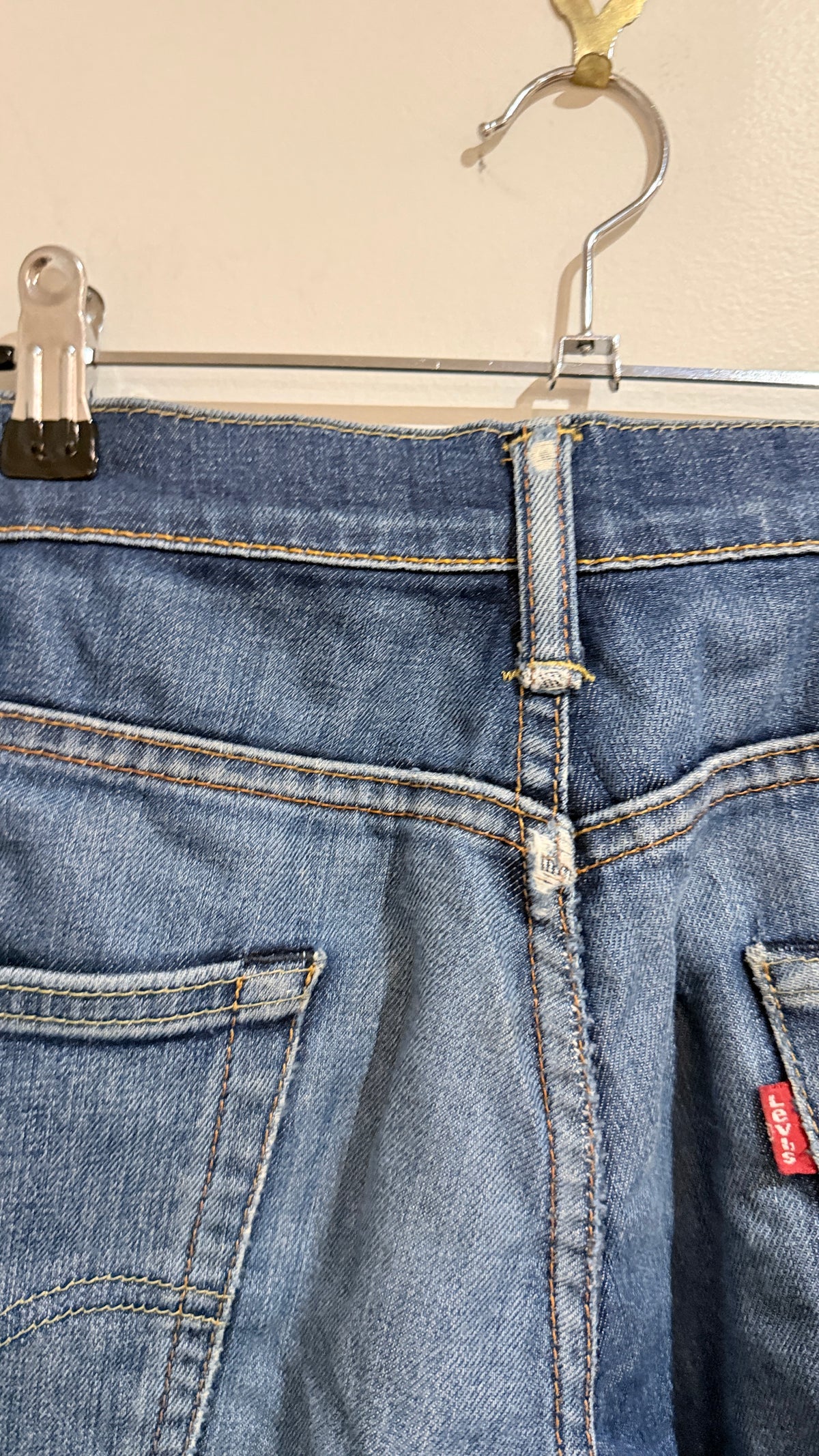 Levi's 511 Size 36 Distressed Cutoff Denim Shorts