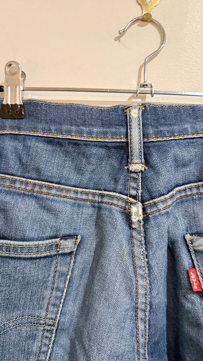 Levi's 511 Size 36 Distressed Cutoff Denim Shorts