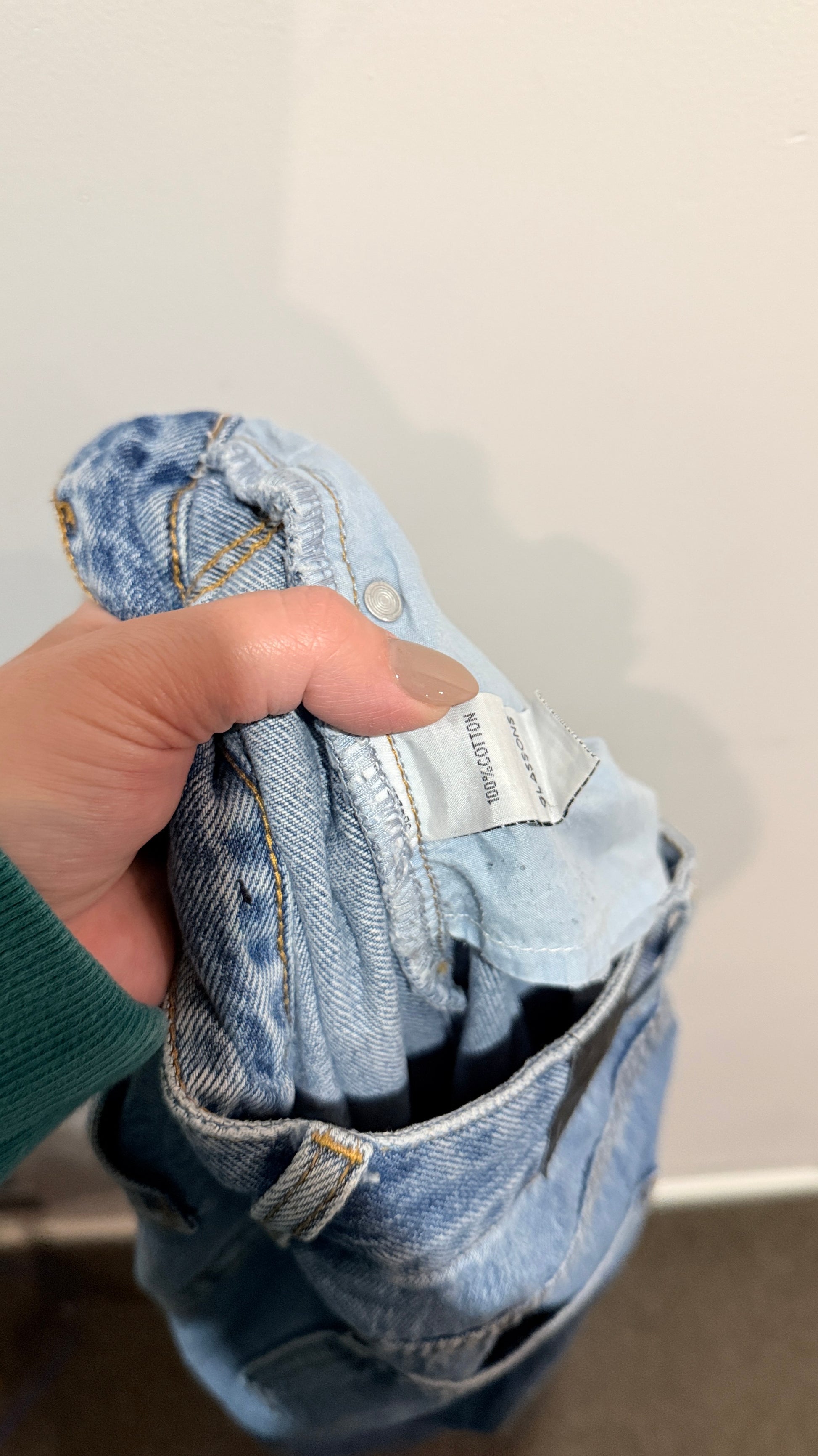 Glassons Size 8 Raw Hem Straight Leg Jeans
