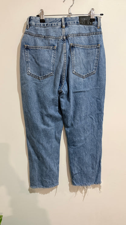 Glassons Size 8 Raw Hem Straight Leg Jeans