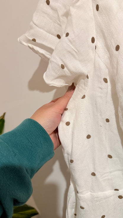 City Chic Size M (18) Polka Dot Wrap Front Dress