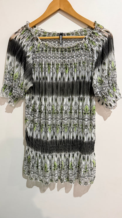 Switch Size XL Ombre Paisley Peasant Top