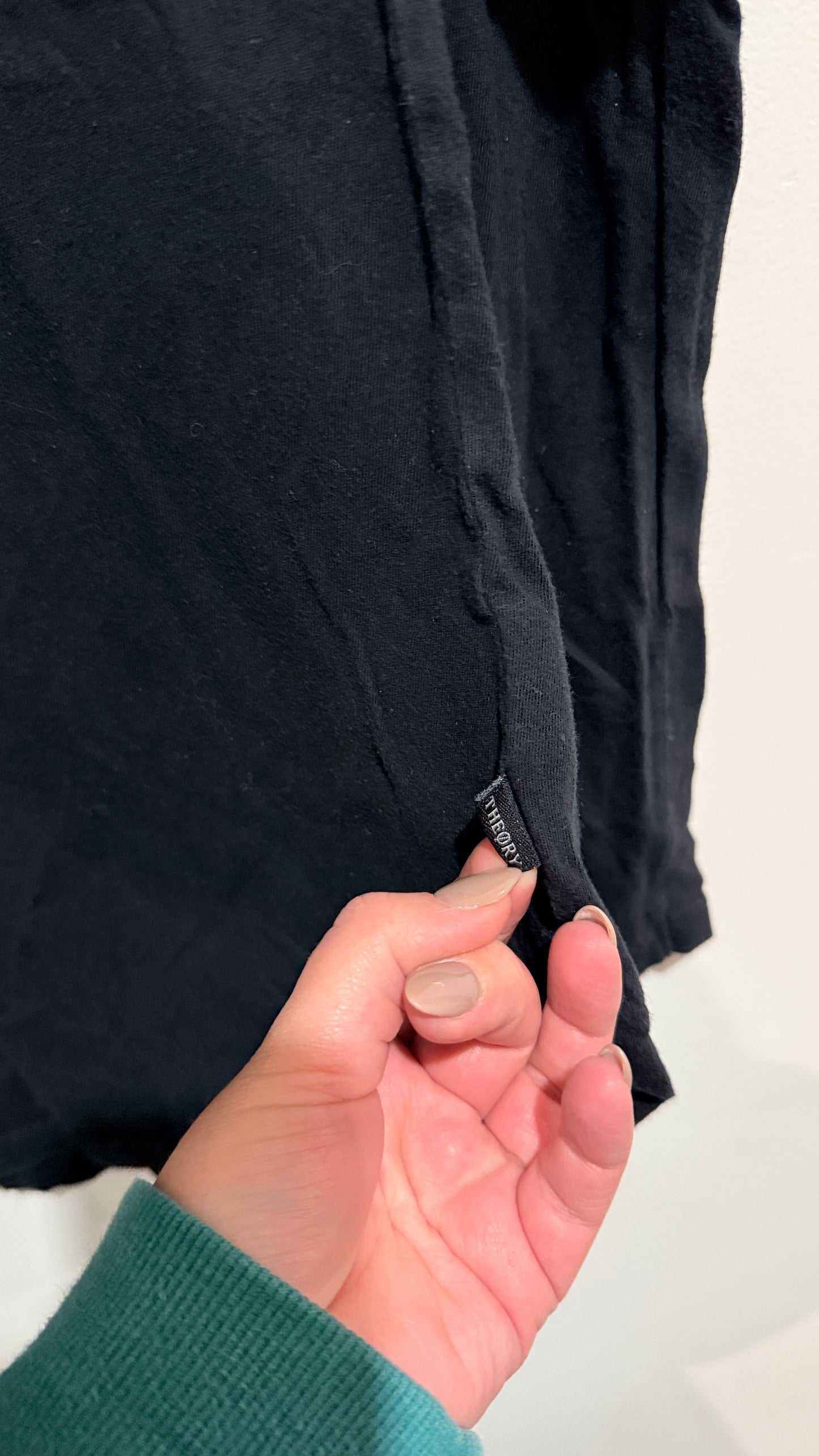 Silent Theory Size 8 Black Long Sleeve Top